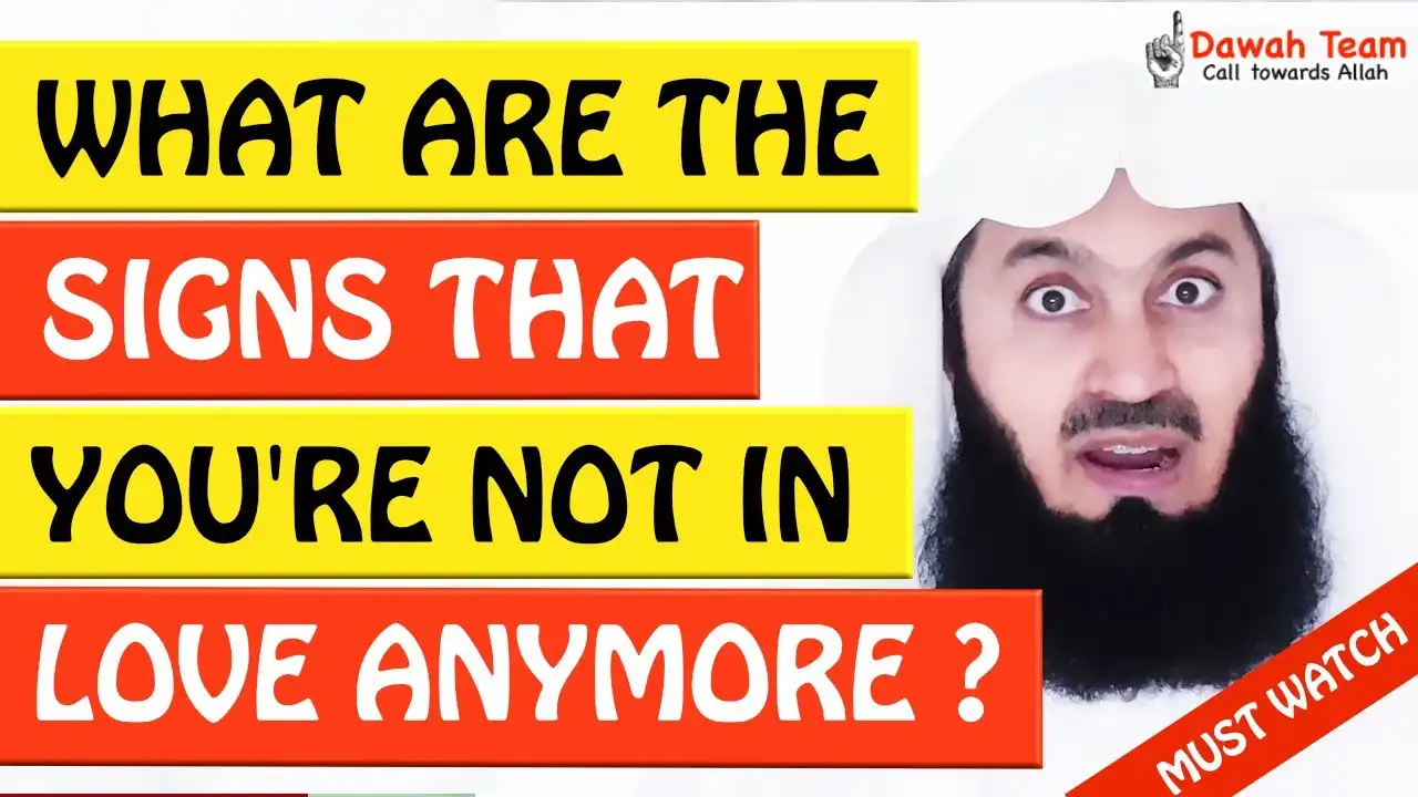 What Are The Signs That You'Re Not In Love Anymore - Mufti Menk 13 🚨what are the signs that you're not in love anymore🤔 - mufti menk