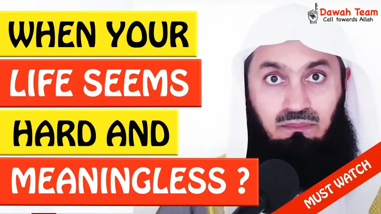 When Life Seems Hard And Meaningless ?- Mufti Menk 13 🚨when life seems hard and meaningless ?🤔- mufti menk