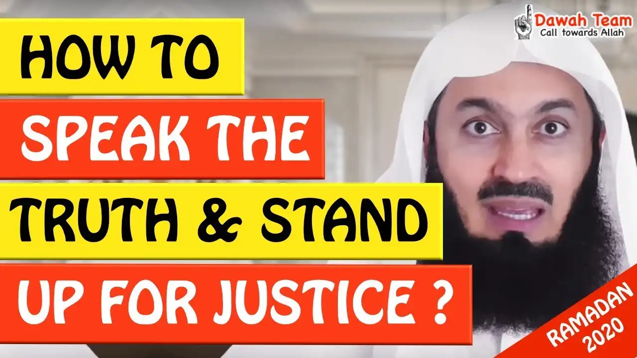 How To Speak The Truth And Stand Up For Justice - Mufti Menk 13 🚨how to speak the truth and stand up for justice 🤔 - mufti menk