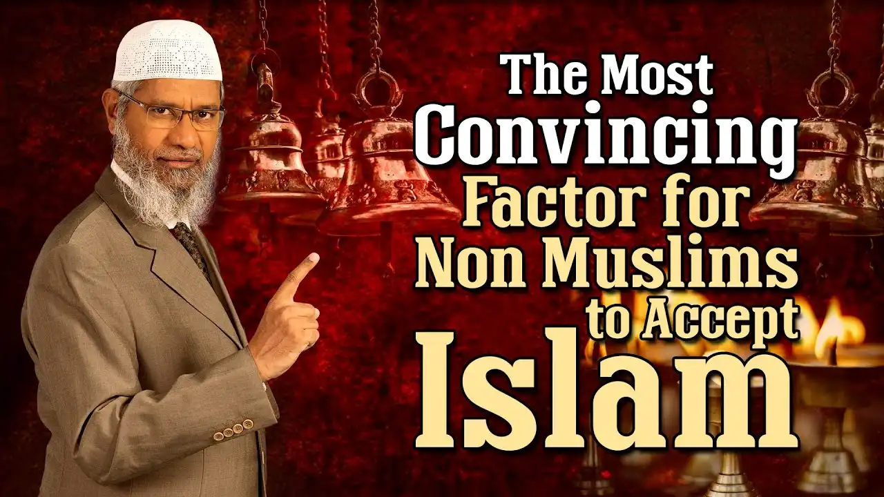 The Most Convincing Factor For Non Muslims To Accept Islam โ Dr Zakir Naik 13 the most convincing factor for non muslims to accept islam โ dr zakir naik