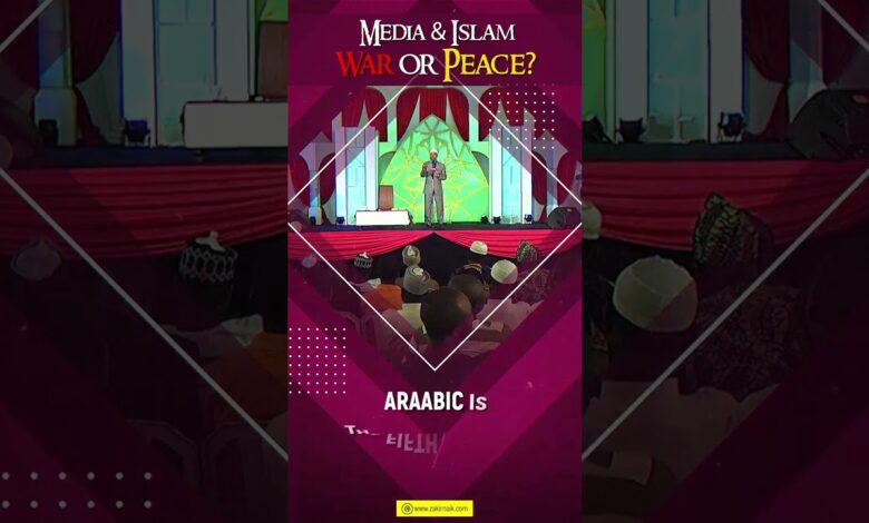 Arabic Is The Fifth Largest Spoken Language In The World - Dr Zakir Naik 13 arabic is the fifth largest spoken language in the world - dr zakir naik