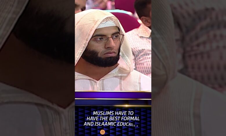 Muslims Have To Have The Best Formal And Islamic Education - Dr Zakir Naik 13 muslims have to have the best formal and islamic education - dr zakir naik