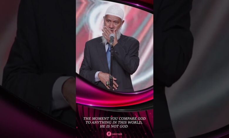 The Moment You Compare God To Anything In This World, He Is Not God - Dr Zakir Naik 13 the moment you compare god to anything in this world, he is not god - dr zakir naik