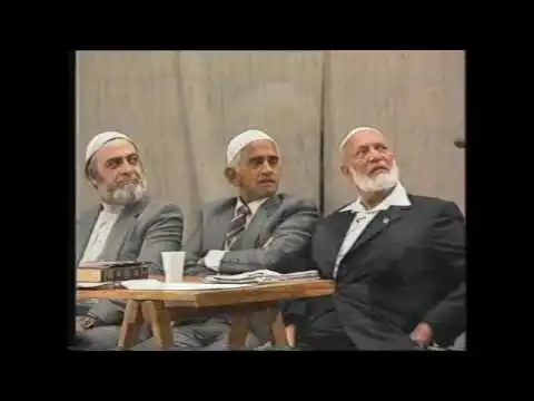 ahmed deedat's 'is israel setup for destruction' lecture with paul findley american ex-congressman