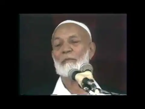 ahmed deedat's 'if the label shows your intent, wear it!' lecture
