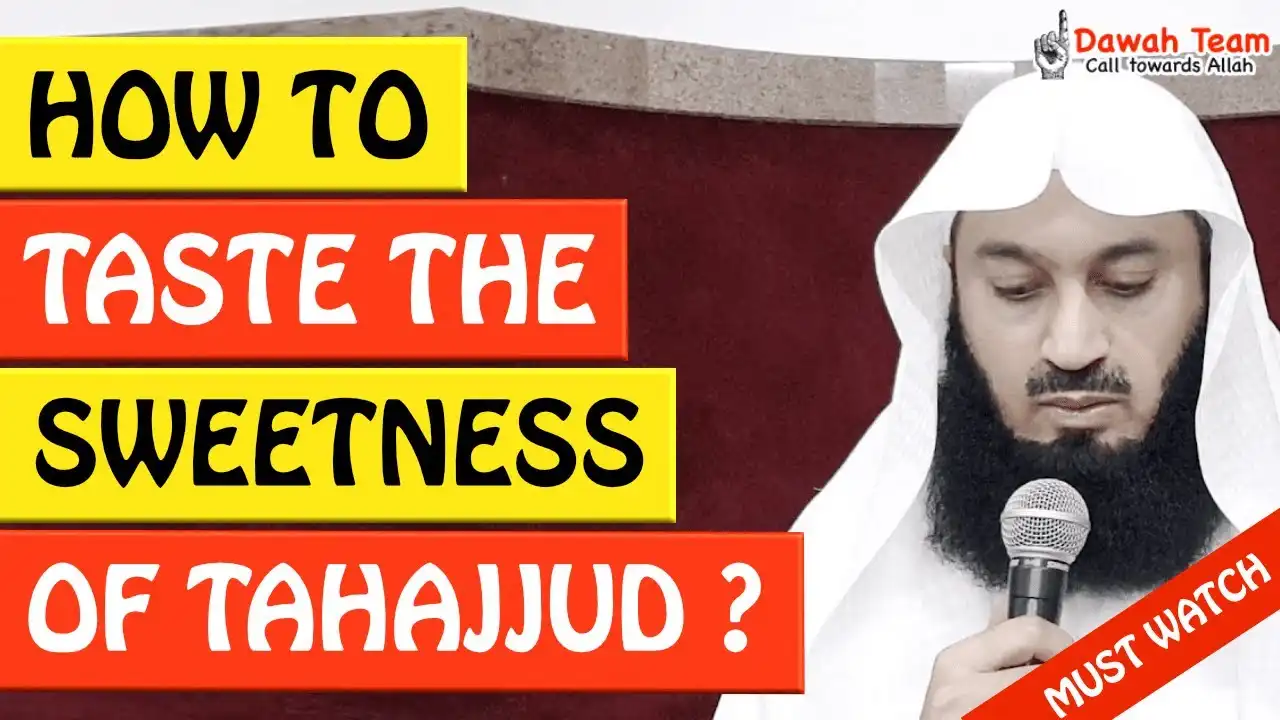 🚨how to taste the sweetness of tahajjud🤔 - mufti menk