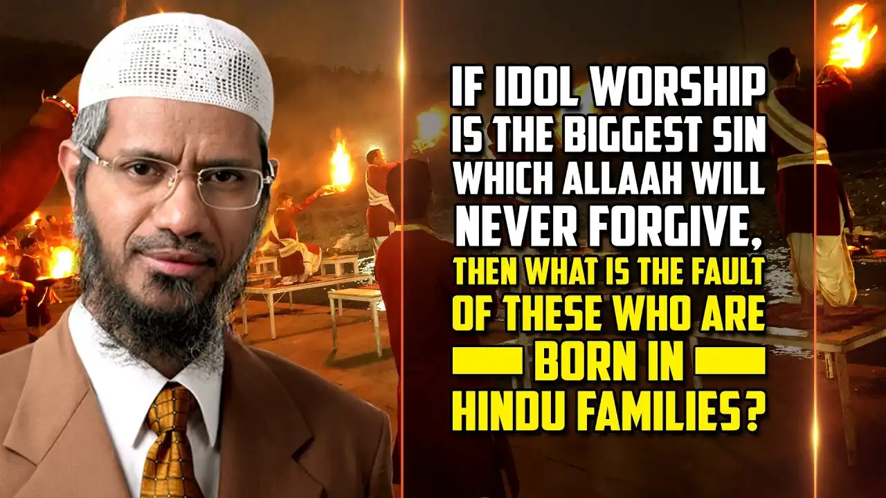 if idol worship is the biggest sin which allah will never forgive, then what is the fault of ...