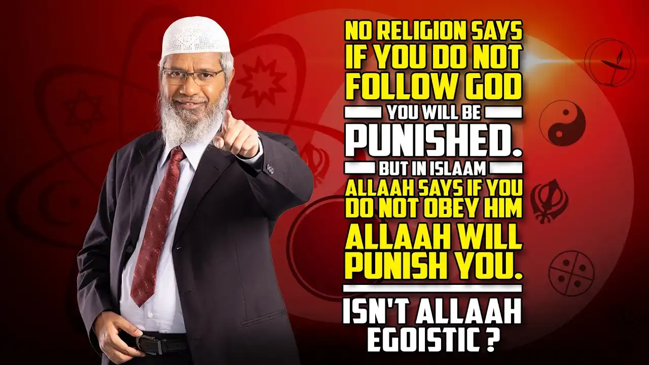 no religion says if you do not follow god you will be punished. but in islam allah will punish you.