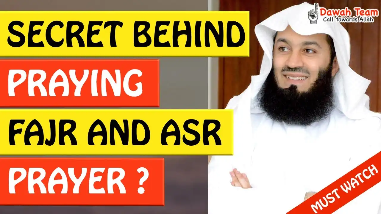🚨secret behind praying fajr and asr prayer🤔 - mufti menk