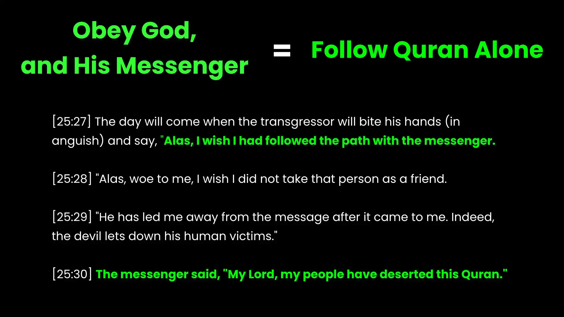obey god and his messenger – quran talk blog