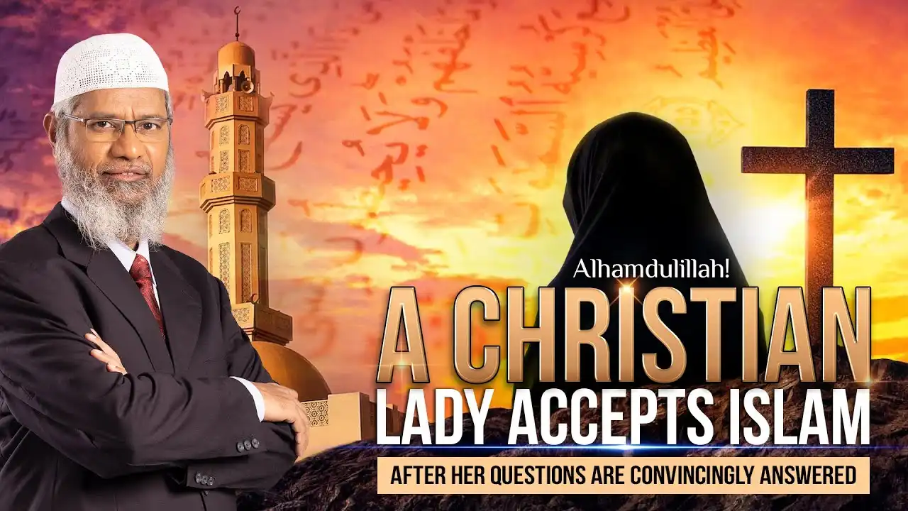 alhamdulillah! a christian lady accepts islam after her questions are convincingly answered