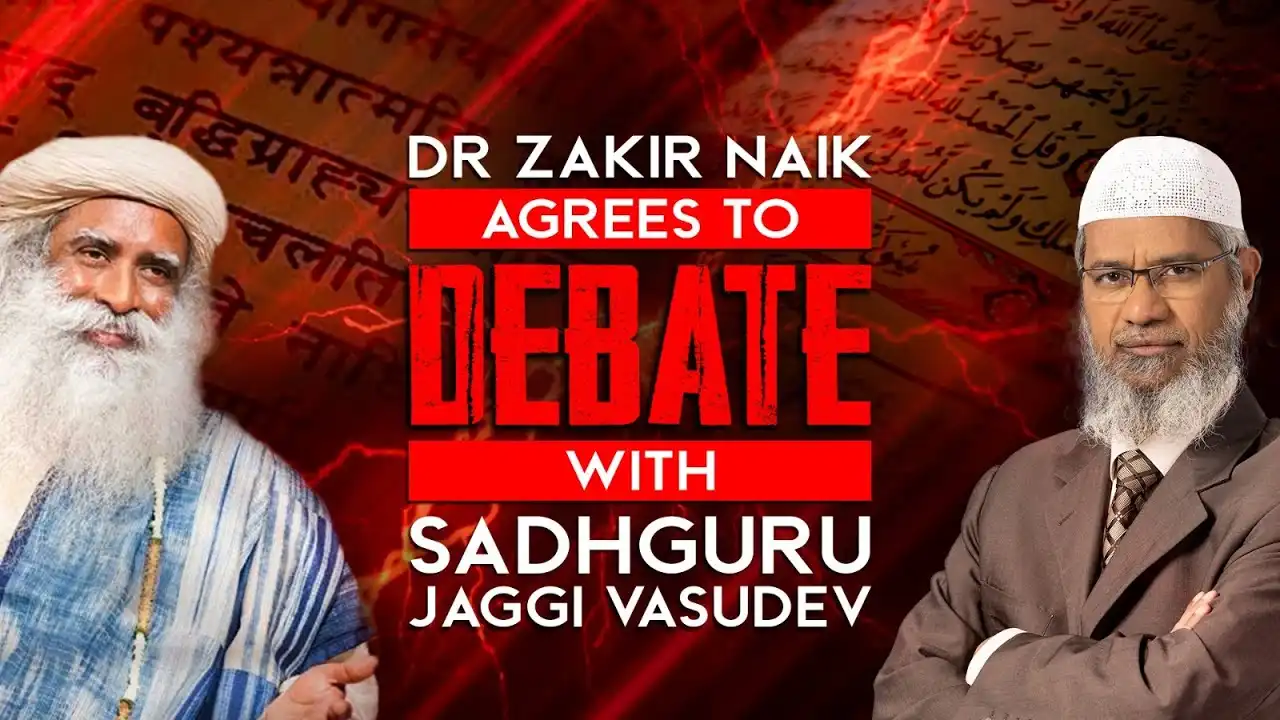 dr zakir naik agrees to debate with sadhguru jaggi vasudev - dr zakir naik