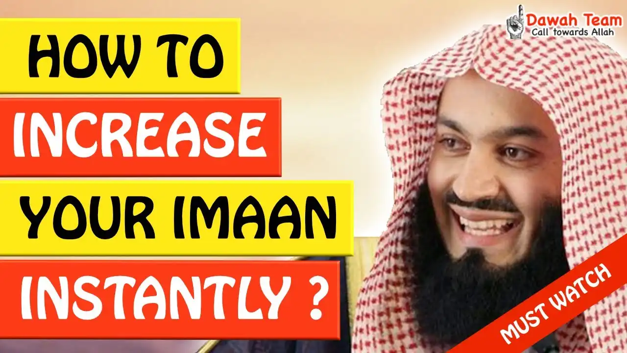 🚨how to increase your imaan instantly 🤔 - mufti menk