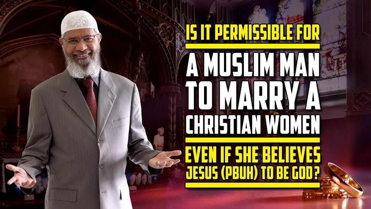 is it permissible for a muslim man to marry a christian women even if she believes jesus (p) is god?