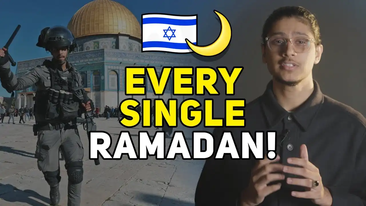 israel does this every ramadan, it’s sickening