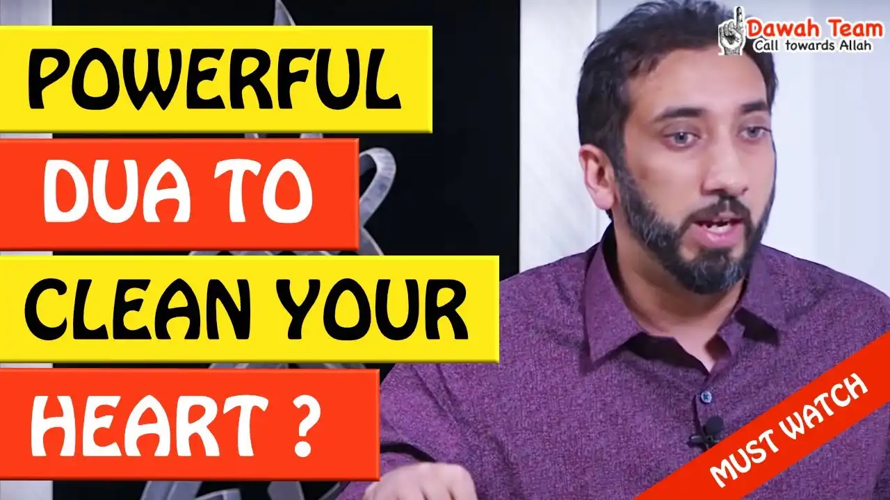 🚨powerful dua to clean your heart 🤔 - nouman ali khan