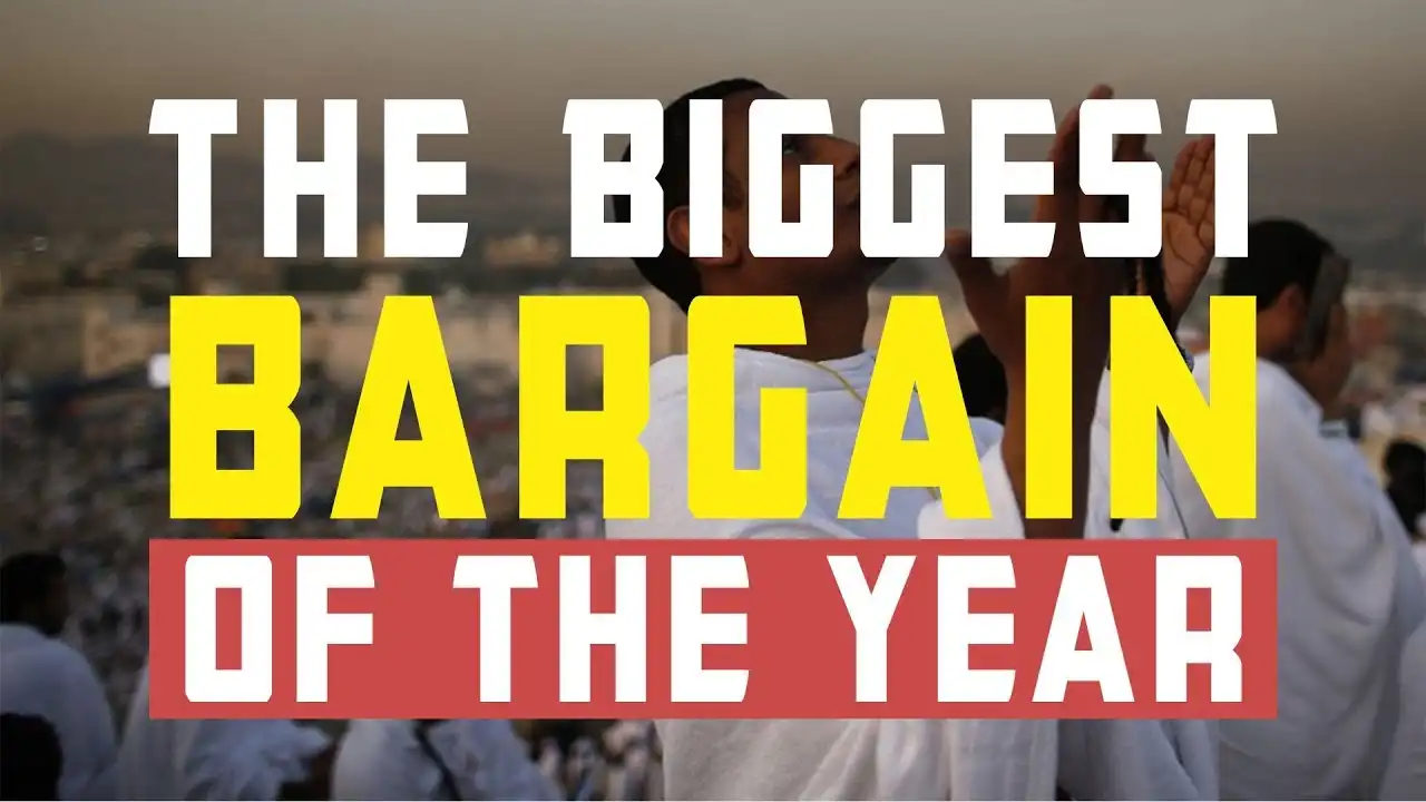 fasting the day of arafah is worth it!