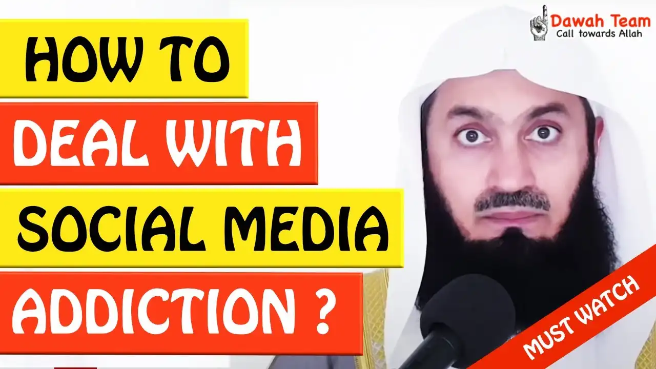 🚨how to deal with social media addiction🤔 - mufti menk