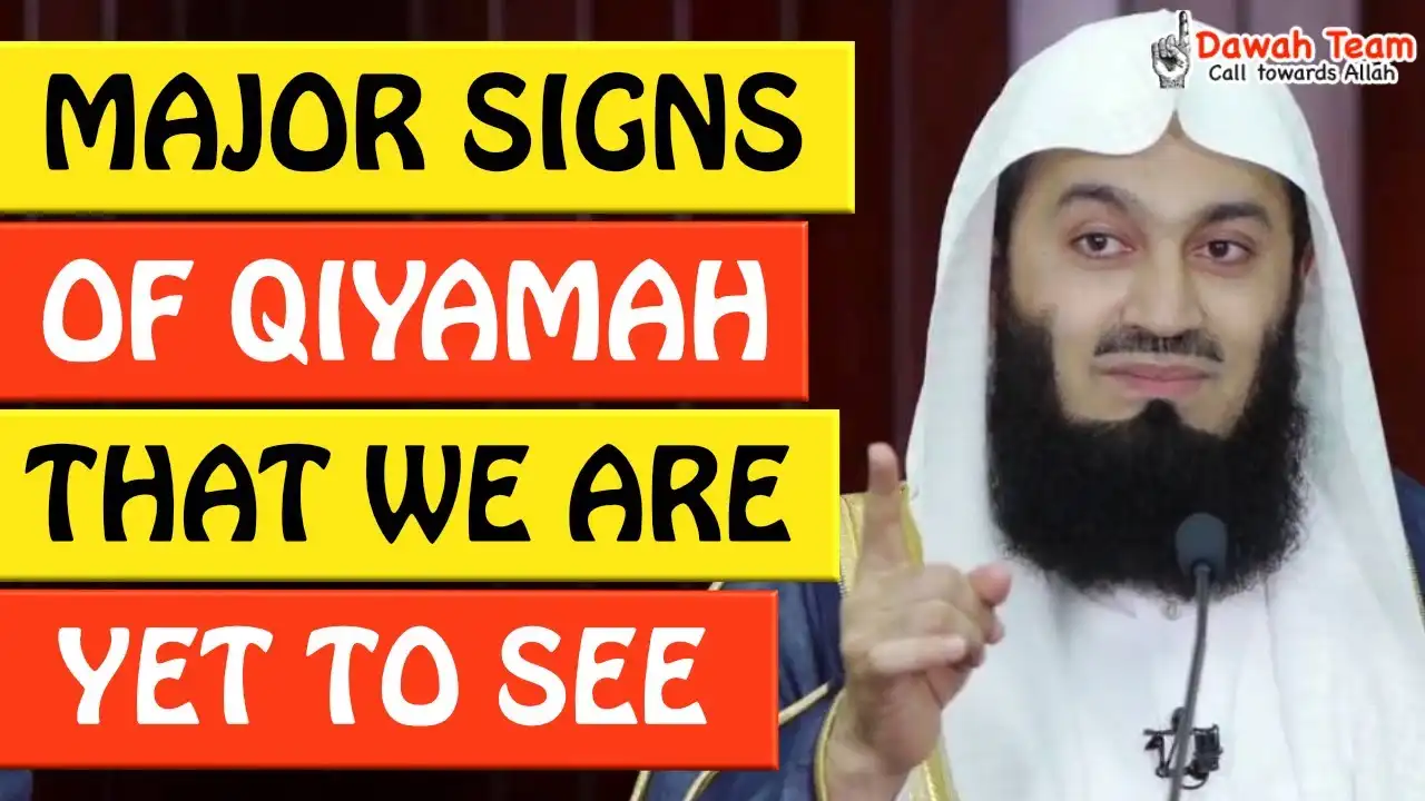 🚨major signs of qiyamah that we are yet to see🤔 - mufti menk