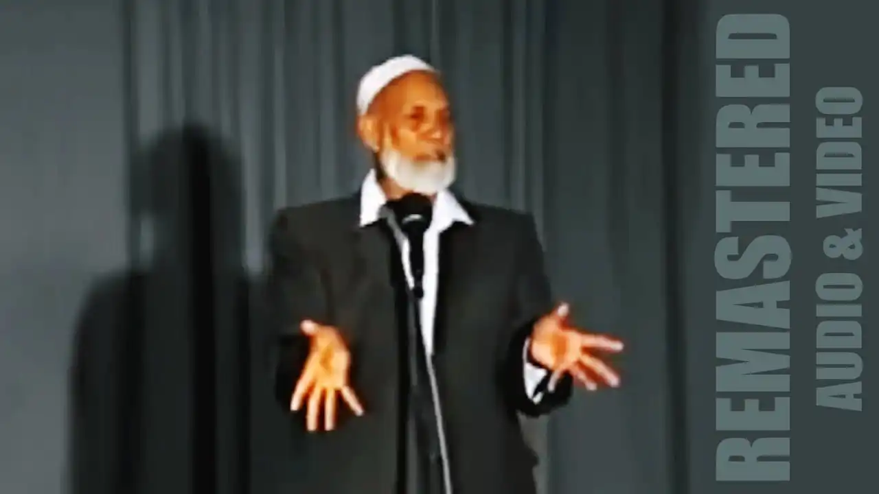 remastered: ahmed deedat's 'israel and arabs - is it conflict or conciliation?' lecture | durban, sa