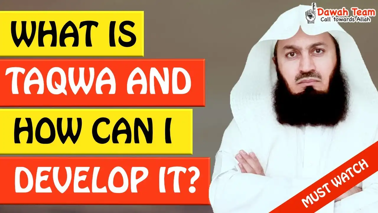 🚨what is "taqwa" and how can i develop it? 🤔 - mufti menk
