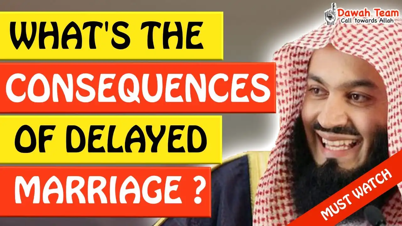🚨whats the consequences of delayed marriage🤔 - mufti menk