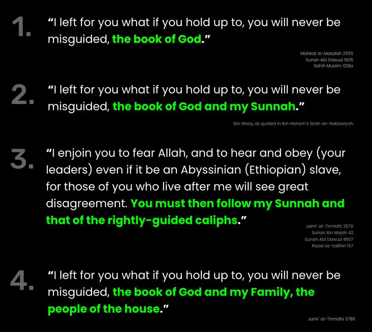 what the prophet left behind – quran talk blog