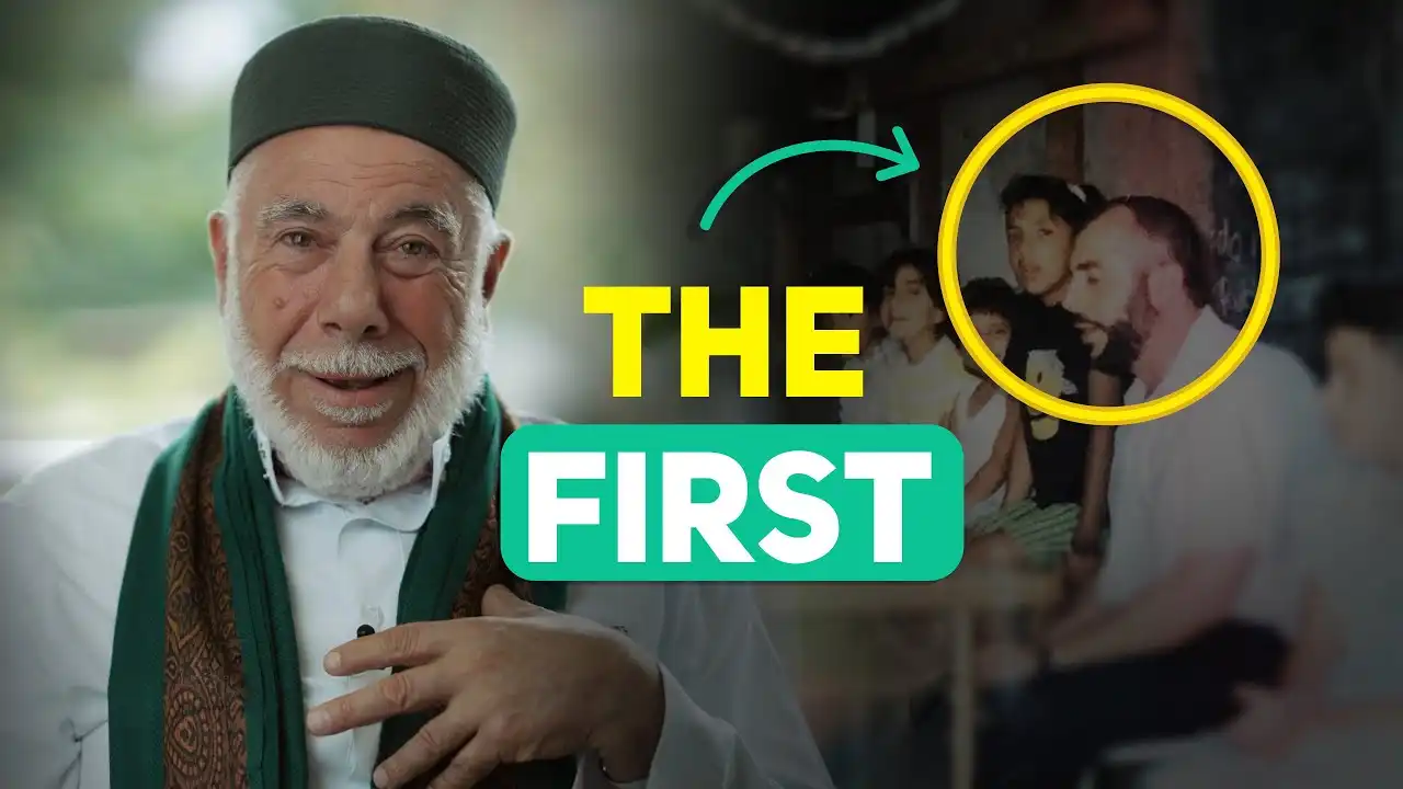 adorable grandfather speaks about first quran school in australia #shorts