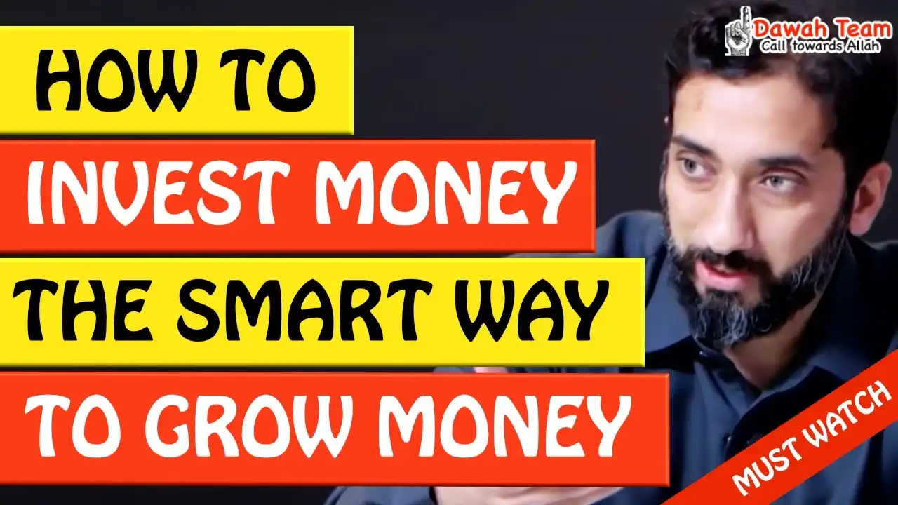🚨how to invest money - the smart way to grow your money 🤔 - nouman ali khan