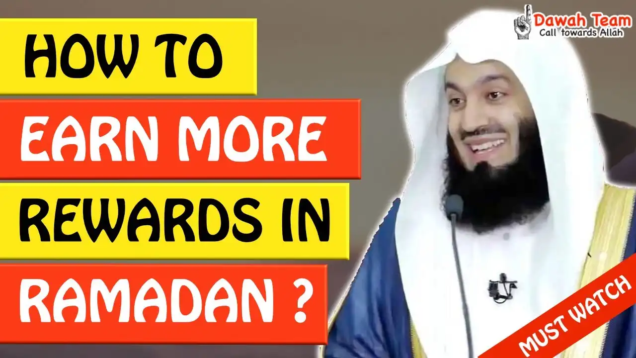 🚨how to earn more rewards in ramadan 🤔 - mufti menk