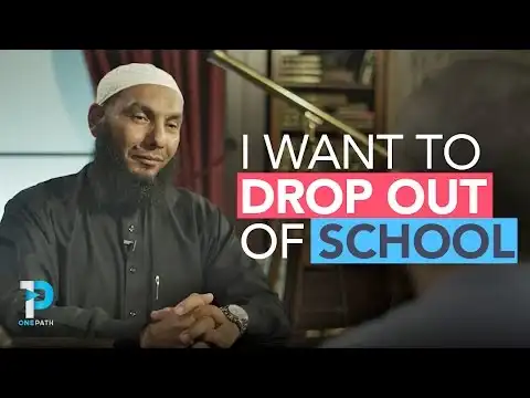 i want to drop out of school | life & faith | dr mohamad abdalla
