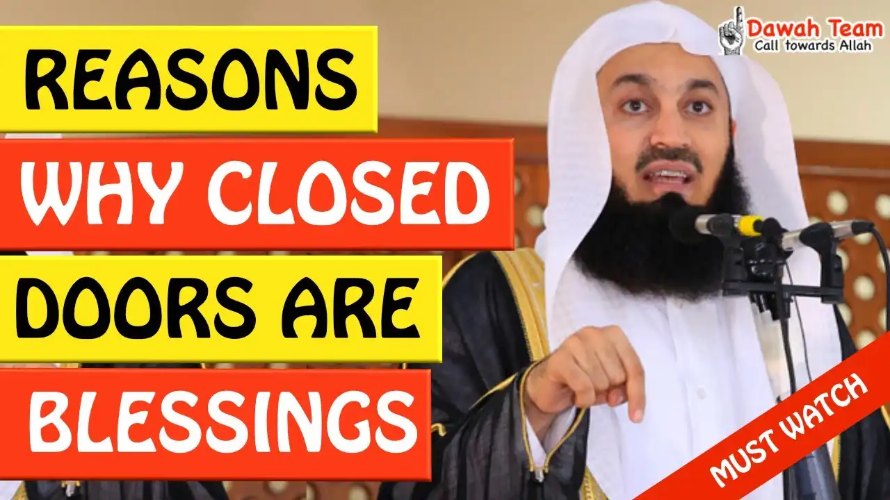🚨reasons why closed doors are blessings 🤔 - mufti menk