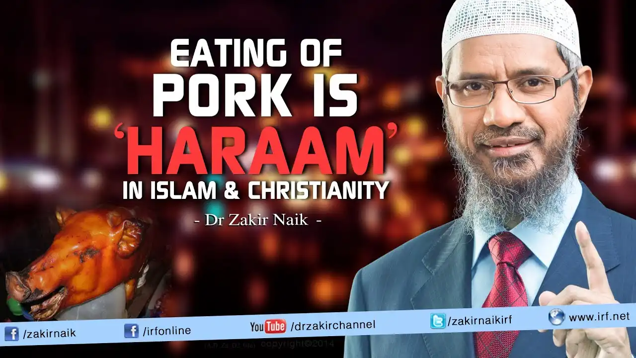 eating of pork is ‘haraam’ in islam & christianity | dr zakir naik