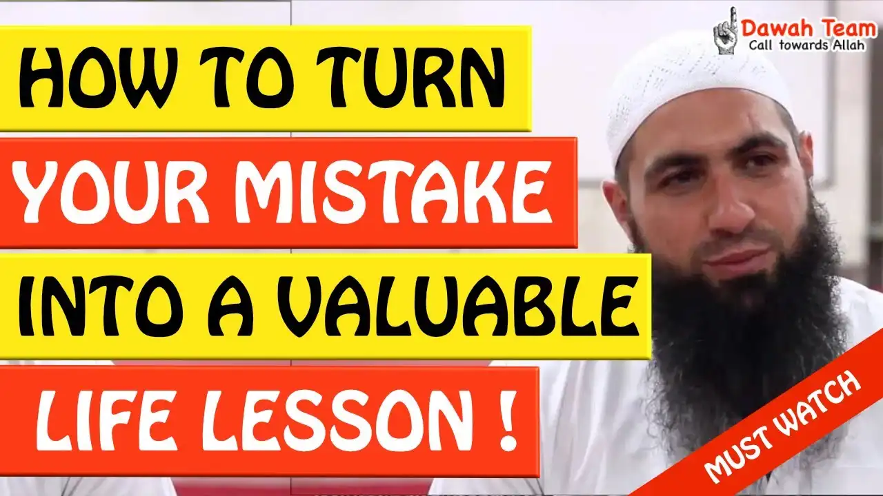 🚨how to turn your mistake into a valuable life lesson🤔 - mohammad hoblos