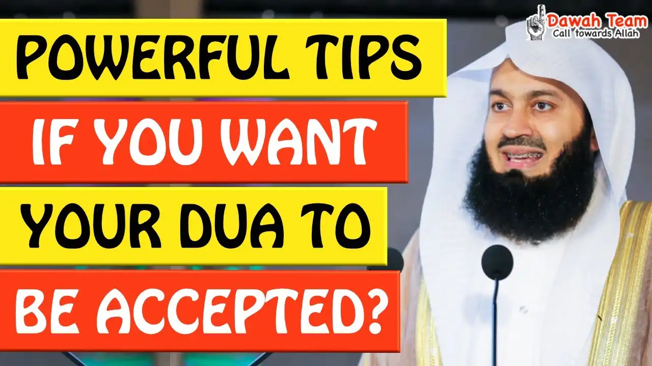 🚨powerful tips if you want your dua to be accepted 🤔 - mufti menk