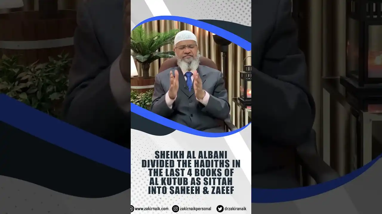sheikh al albani divided the hadiths in the last 4 books of al kutub as sittah into saheeh & zaeef