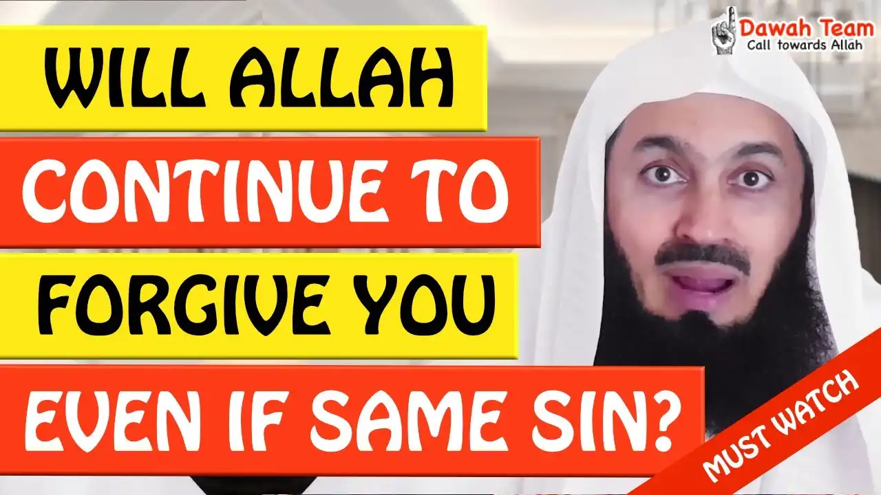🚨will allah(swt) continue to forgive you if you commit the same sin over🤔 - mufti menk