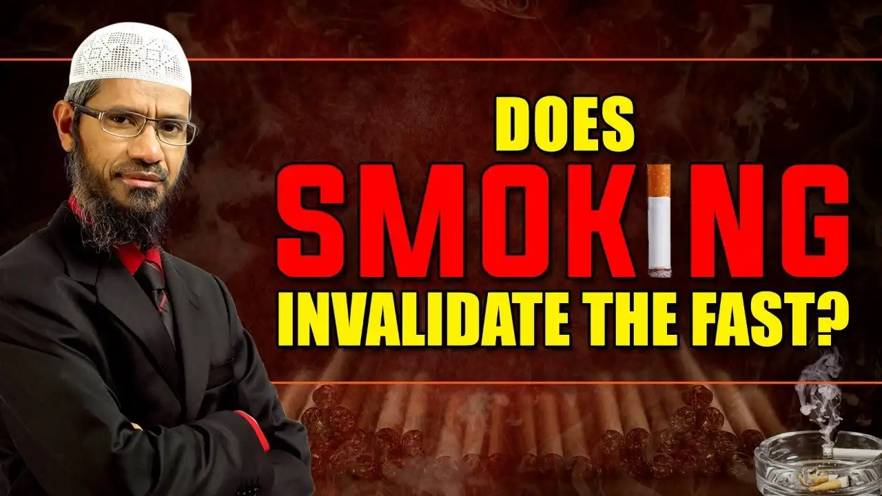does smoking invalidate the fast? - dr zakir naik