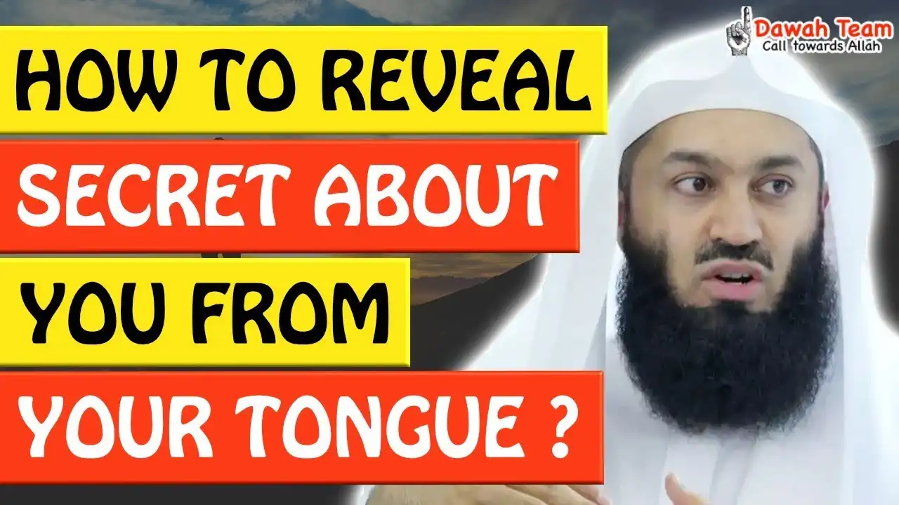 🚨how to reveal secret about you from your tongue? 🤔 - mufti menk