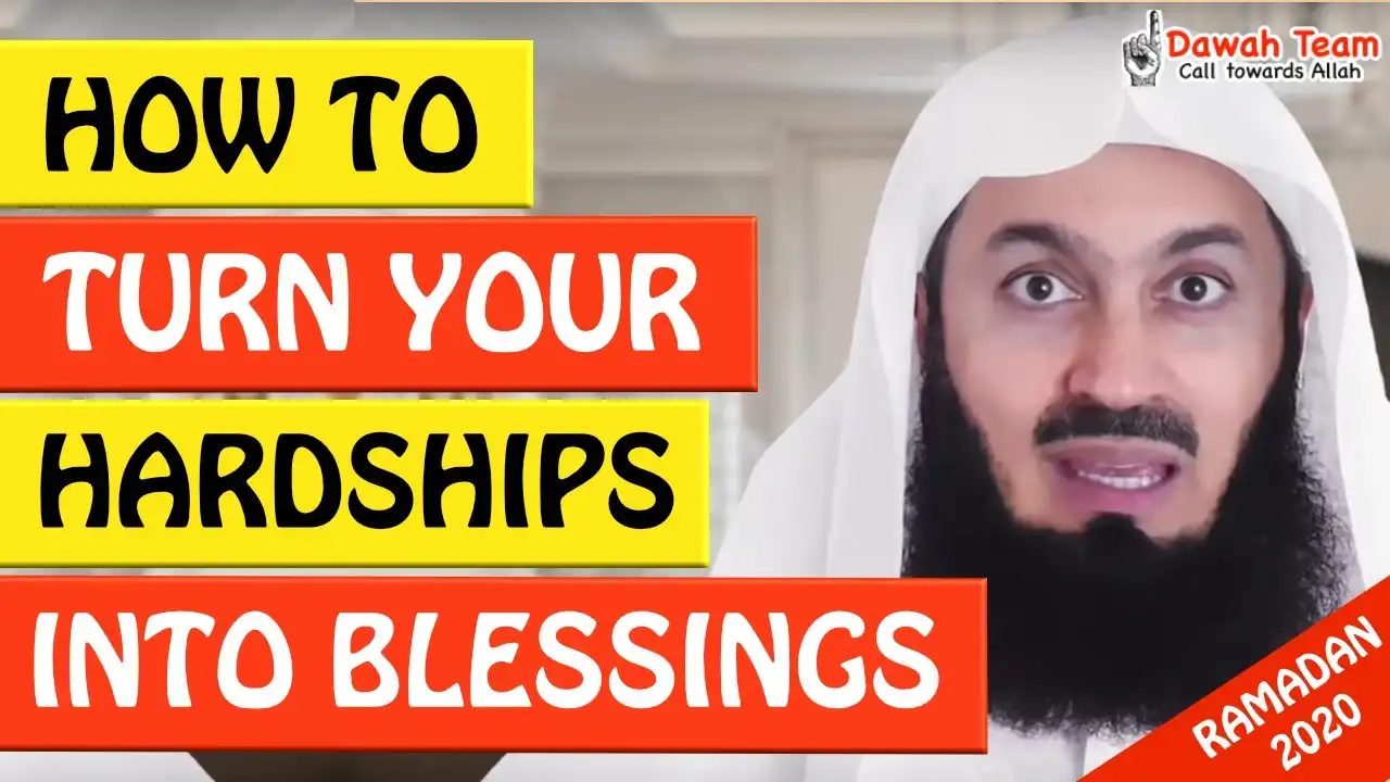 🚨how to turn hardships into blessings 🤔 - mufti menk
