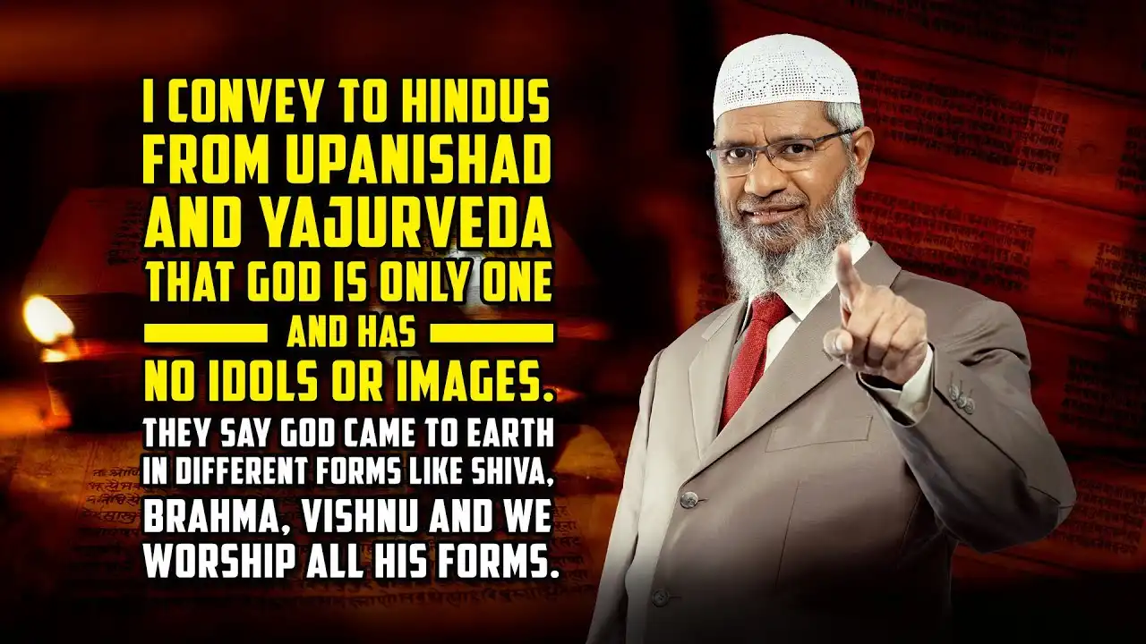 i convey to hindus from upanishad and yajurveda that god is only one and has no ldols or images.