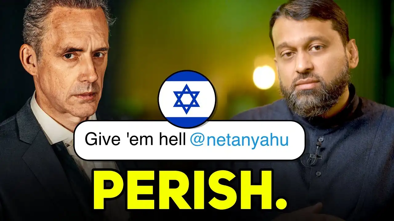 dr yasir qadhi slams jordan peterson over israel