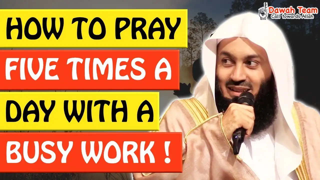 🚨how to pray five times a day with a busy work schedule ?🤔