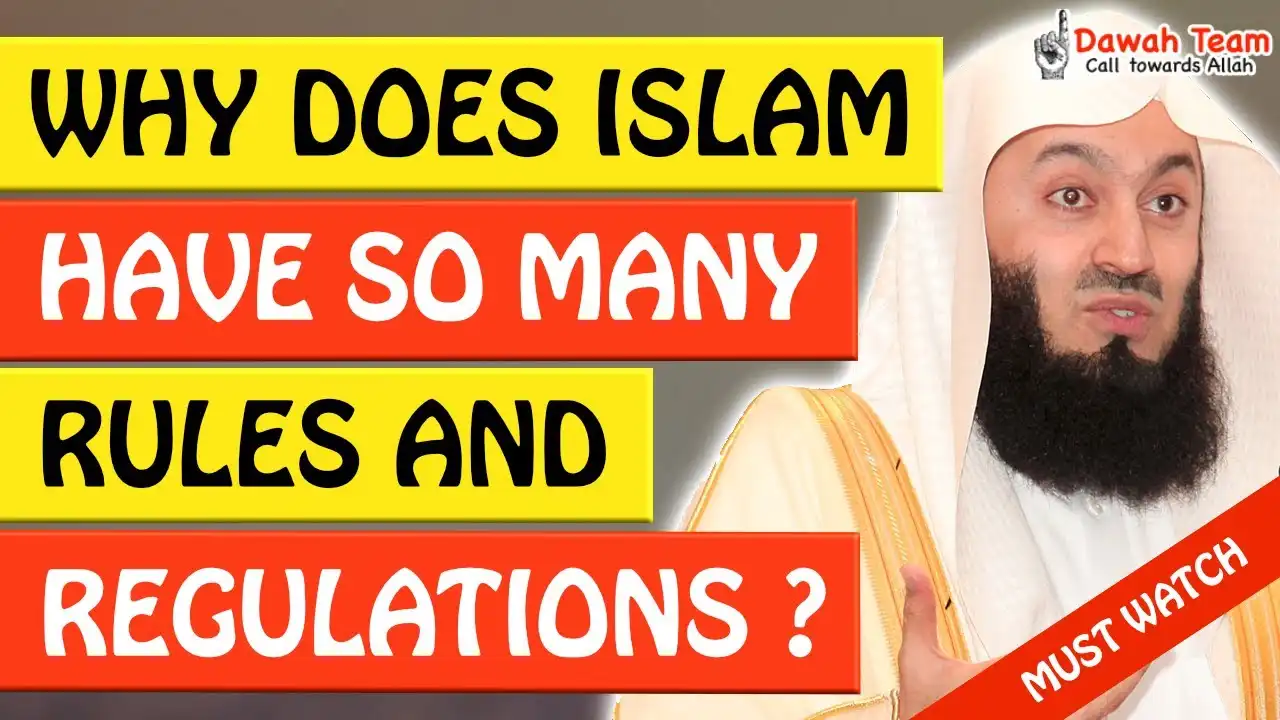 🚨why does islam have so many rules and regulations 🤔 - mufti menk