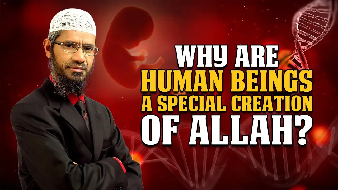 why are human beings a special creation of allah? - dr zakir naik