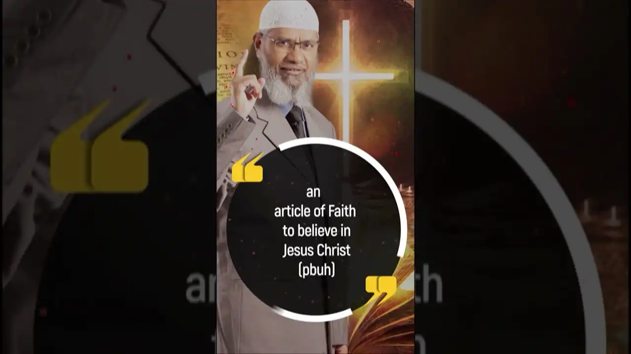 islam is the only non-christian faith which makes it an articles of faith to believe in jesus christ