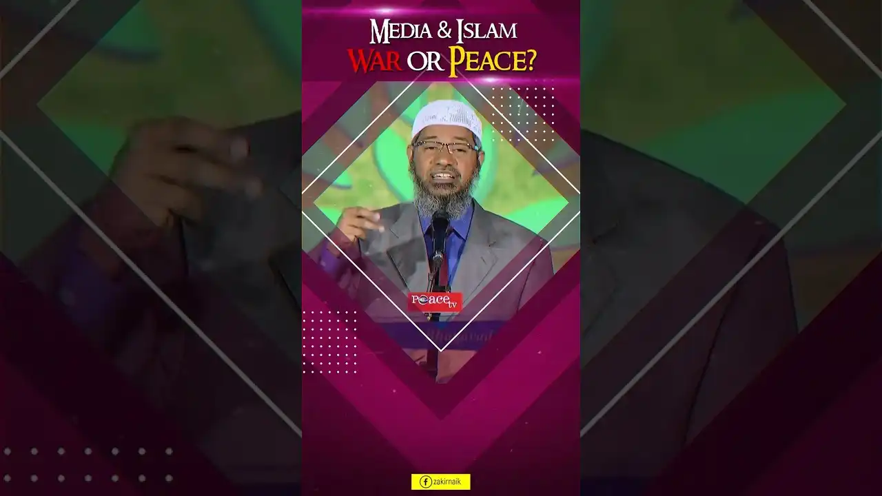 the hadeeth quoted by the non muslims to prove islam is violent - dr zakir naik