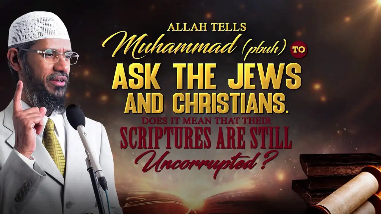 allah tells muhammad (pbuh) to ask the jews and christians. does it mean that their scriptures ...