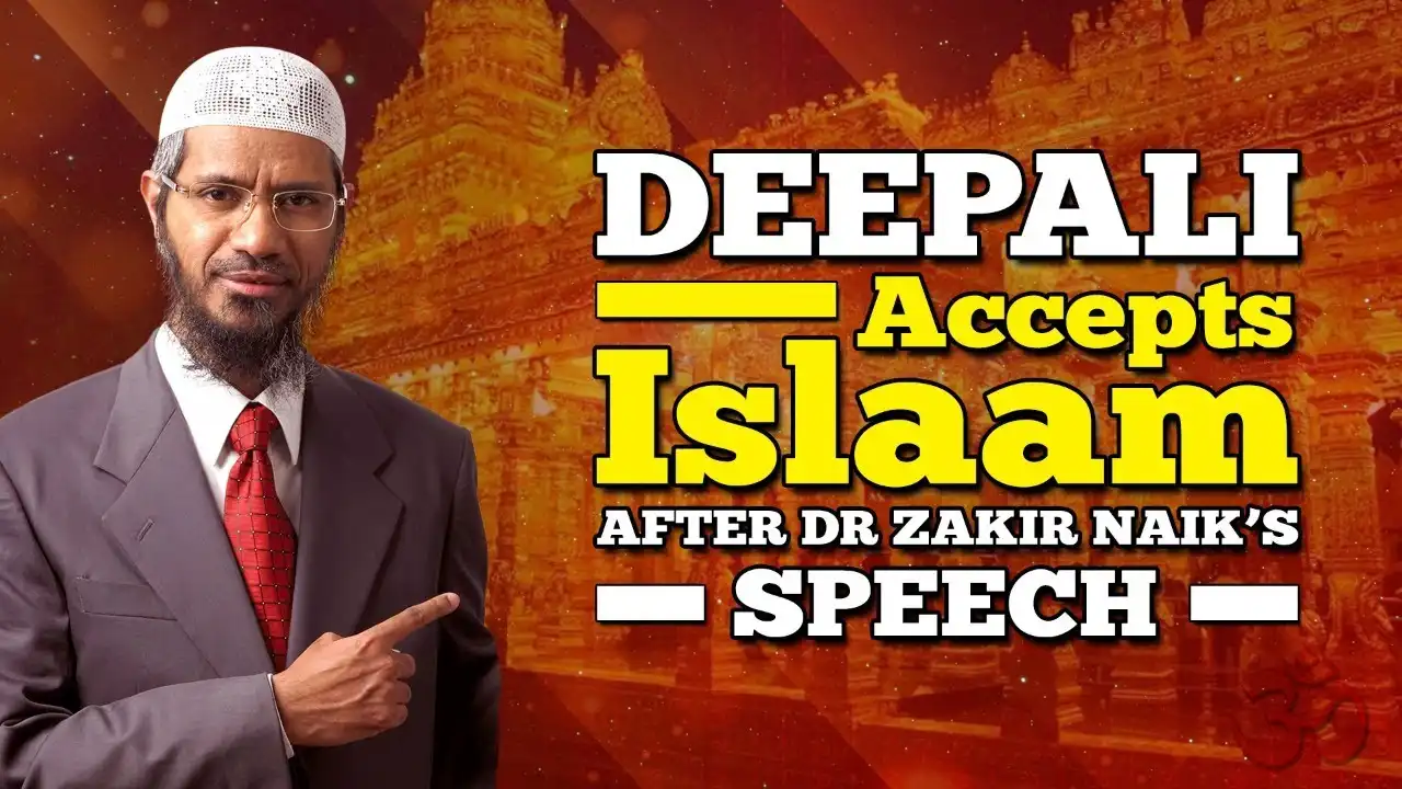 deepali accepts islam after dr zakir naik's speech