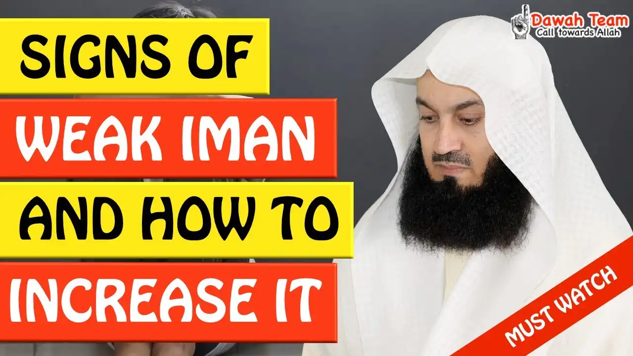 🚨signs of weak iman and how to increase it 🤔 ᴴᴰ - mufti menk